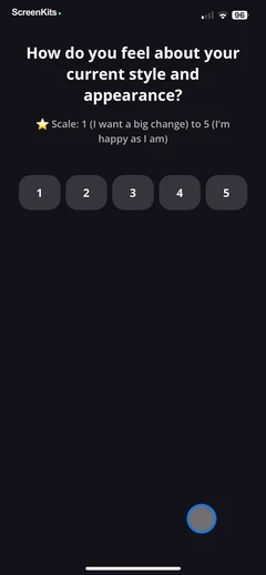 Filterly - AI Photo Enhancer mobile app UI screen 5