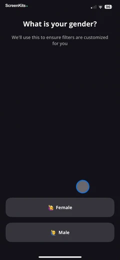 Filterly - AI Photo Enhancer mobile app UI screen 2
