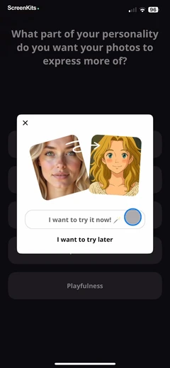 Filterly - AI Photo Enhancer mobile app UI screen 9