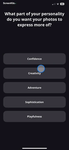 Filterly - AI Photo Enhancer mobile app UI screen 8