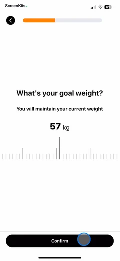 FitHub - AI Calorie Tracker mobile app UI screen 9