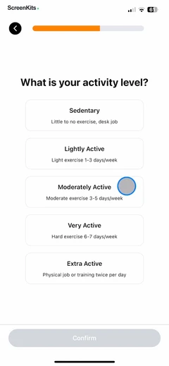 FitHub - AI Calorie Tracker mobile app UI screen 12