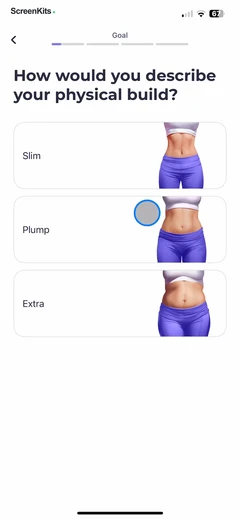 FitMe - Lazy Workout at Home mobile app UI screen 5