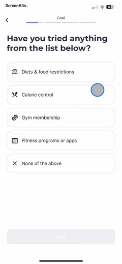 FitMe - Lazy Workout at Home mobile app UI screen 11