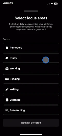 Focus Keeper - Pomodoro Timer mobile app UI screen 4