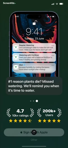 Free Plant Identifier mobile app UI screen 4