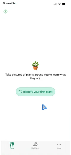 Free Plant Identifier mobile app UI screen 8