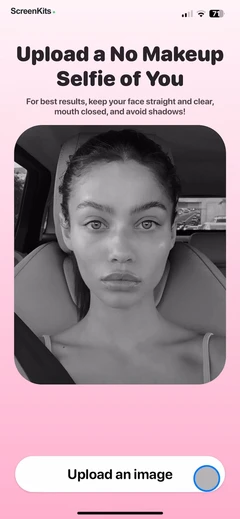 GlowUp - Makeup & Beauty mobile app UI screen 7
