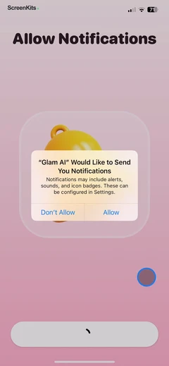 GlowUp - Makeup & Beauty permissions UI screen 6