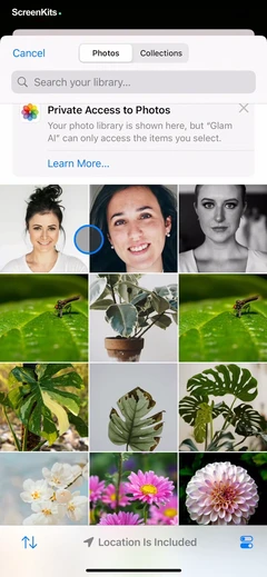 GlowUp - Makeup & Beauty mobile app UI screen 10