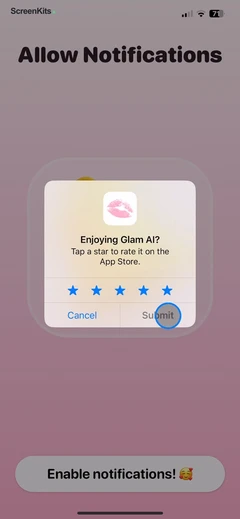 GlowUp - Makeup & Beauty permissions UI screen 4