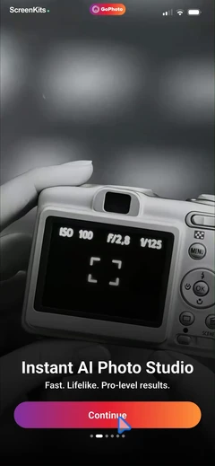 GoPhoto-AI Photo & Video Maker mobile app UI screen 5