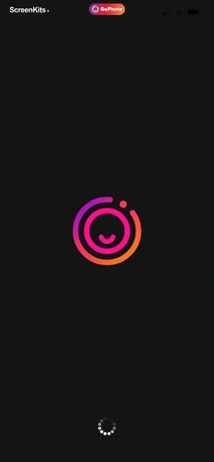 GoPhoto-AI Photo & Video Maker mobile app UI screen 1