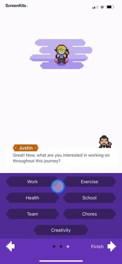 Habitica- Gamified Taskmanager mobile app UI screen 12