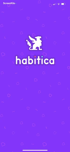 Habitica- Gamified Taskmanager mobile app UI screen 1