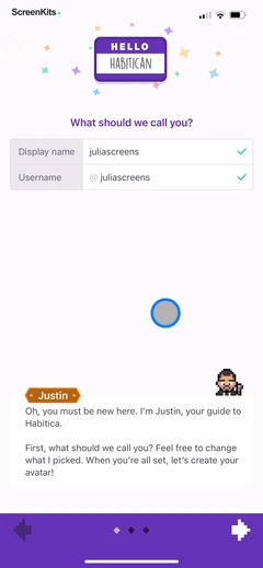Habitica- Gamified Taskmanager mobile app UI screen 9