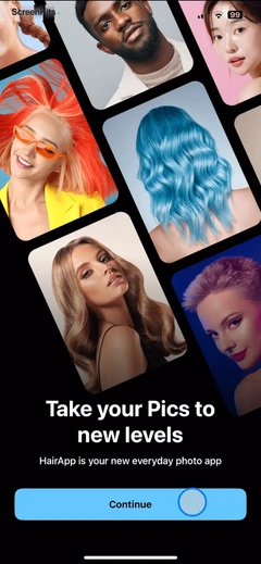 Hair AI- Hairstyle Filter, Cut mobile app UI screen 4