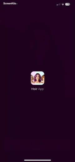 HairApp- AI Hairstyle Try On mobile app UI screen 2
