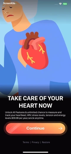 HeartBeet-Heart Health Monitor paywalls UI screen 10