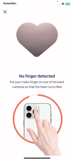 HeartBeet-Heart Health Monitor mobile app UI screen 12