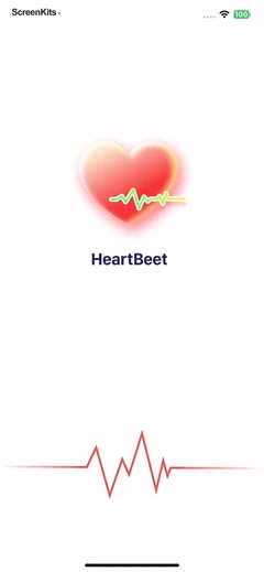 HeartBeet-Heart Health Monitor mobile app UI screen 2