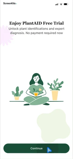 Identify My Plant Now mobile app UI screen 8