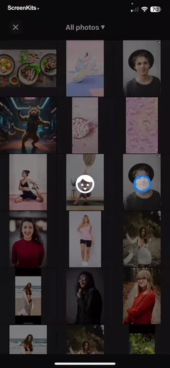 iface- Face Swap & Deep Fake mobile app UI screen 7