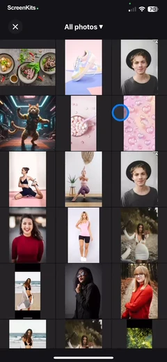 iface- Face Swap & Deep Fake mobile app UI screen 6