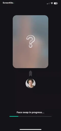 iface- Face Swap & Deep Fake mobile app UI screen 12