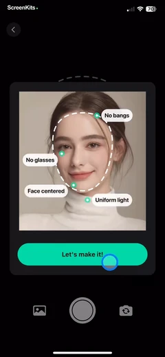 iface- Face Swap & Deep Fake mobile app UI screen 2