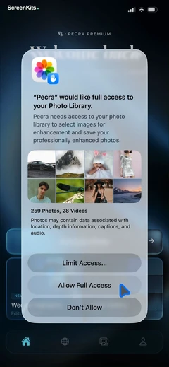 Kapi Cam – Y2K & CCD Camera permissions UI screen 12