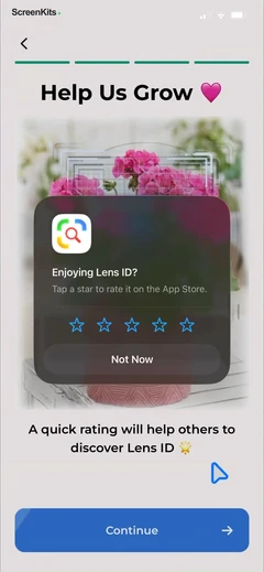 Lens ID – AI Identify & Search mobile app UI screen 8