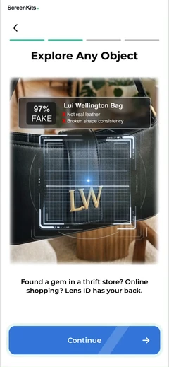 Lens ID – AI Identify & Search mobile app UI screen 5
