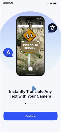 Lens – Translate & Photo Finder mobile app UI screen 3