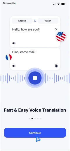 Lens – Translate & Photo Finder mobile app UI screen 4
