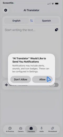Lens – Translate & Photo Finder permissions UI screen 11