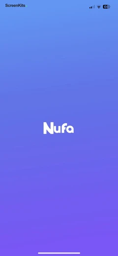 Nufa- AI Photoshoot Generator mobile app UI screen 1