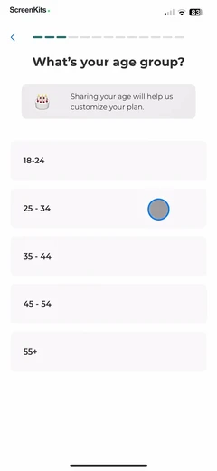 ParrotPal- Calorie Tracker mobile app UI screen 11