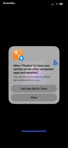 Photica Live Photo AI Animator permissions UI screen 1