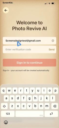 Photo Revive-AI Photo to Video onboarding UI screen 12