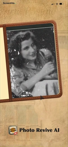 Photo Revive-AI Photo to Video mobile app UI screen 1
