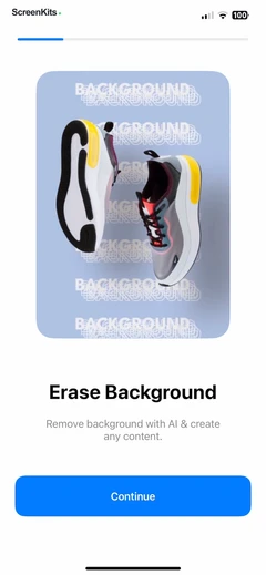 PhotoCut - AI Photo Editor mobile app UI screen 5
