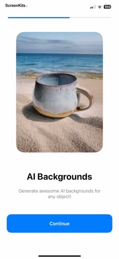 PhotoCut - AI Photo Editor mobile app UI screen 11