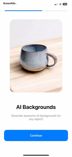PhotoCut - AI Photo Editor mobile app UI screen 12