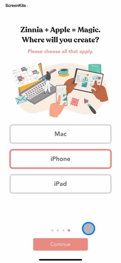Planner & Journal - Zinnia mobile app UI screen 6
