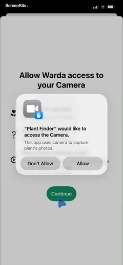 PlantDaily – AI Plant Care permissions UI screen 10