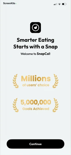 SnapCal AI onboarding UI screen 2