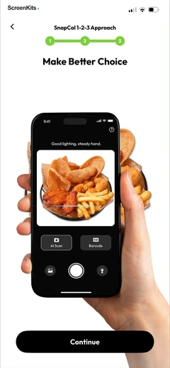 SnapCal AI onboarding UI screen 7