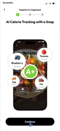 SnapCal AI onboarding UI screen 4
