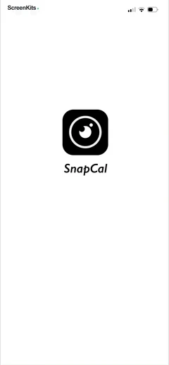SnapCal AI onboarding UI screen 1